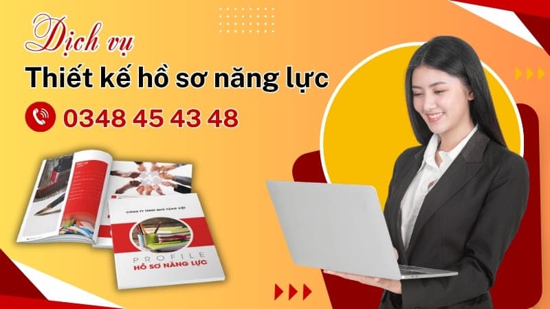Thiết kế hồ sơ năng lực công ty môi trường chuyên nghiệp