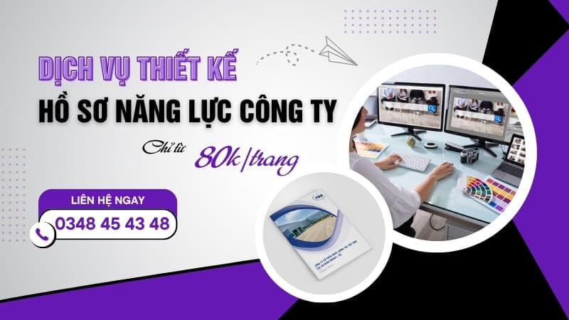 Thiết kế hồ sơ năng lực công ty logistics